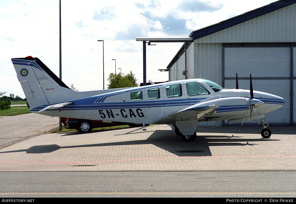 Aircraft Photo of 5N-CAG | Beech 58 Baron | AirHistory.net #392142