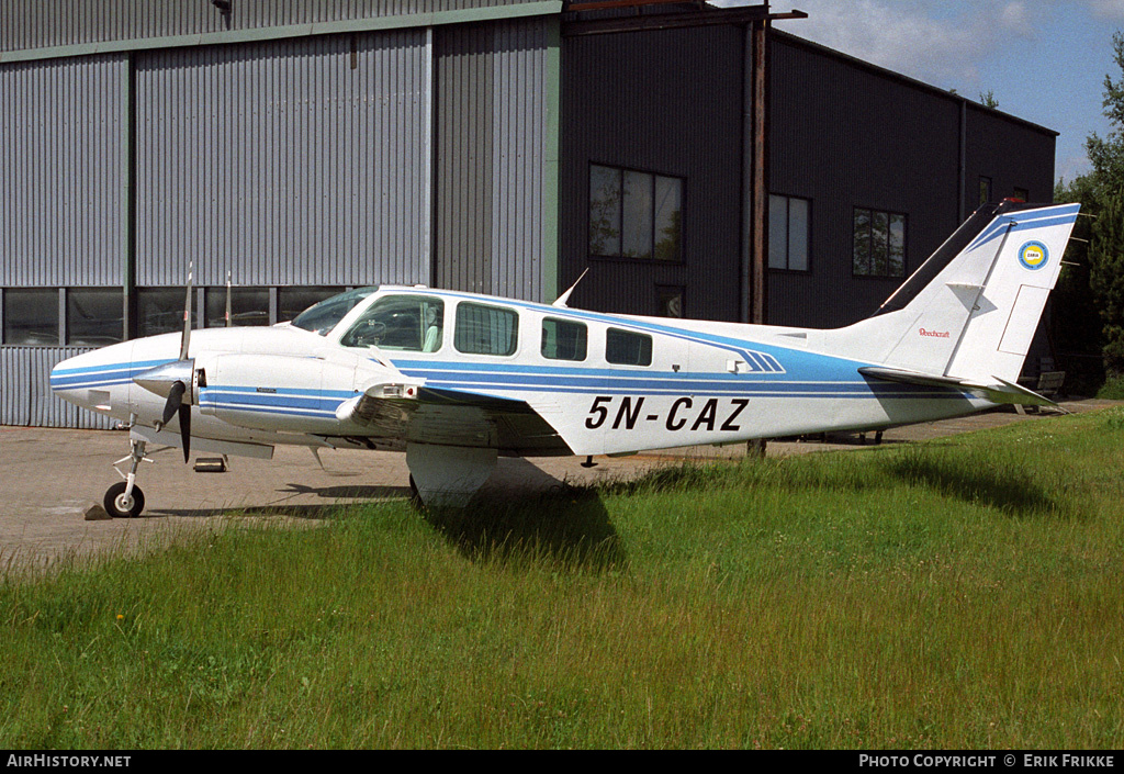 Aircraft Photo of 5N-CAZ | Beech 58 Baron | AirHistory.net #392146