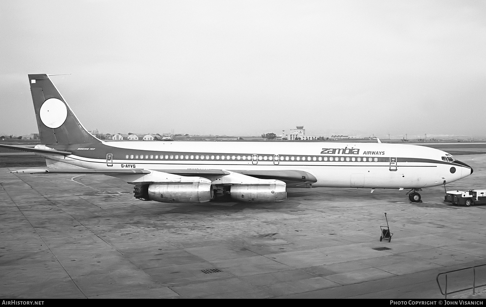 Aircraft Photo of G-AYVG | Boeing 707-321 | Zambia Airways | AirHistory.net #392173