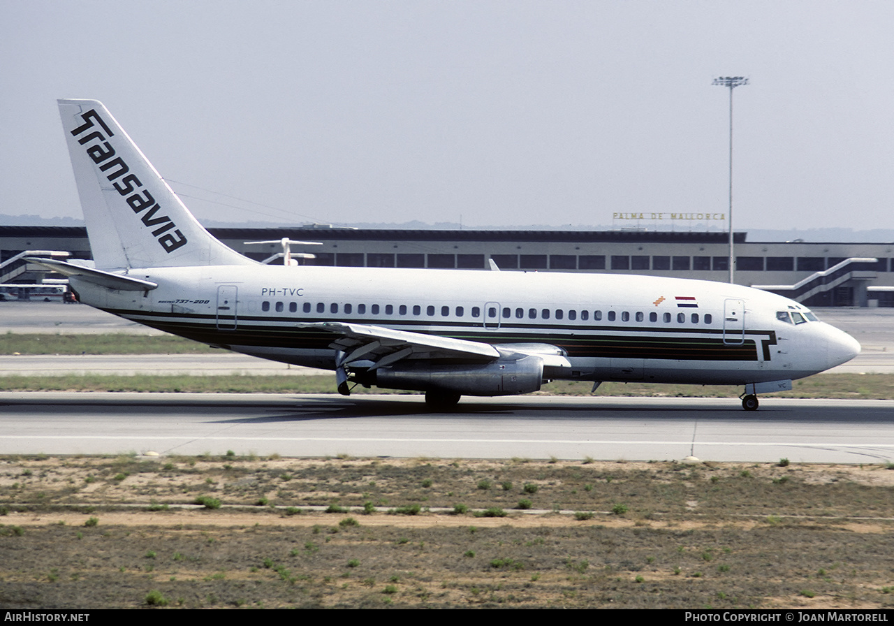 Aircraft Photo of PH-TVC | Boeing 737-2K2C/Adv | Transavia | AirHistory.net #392181