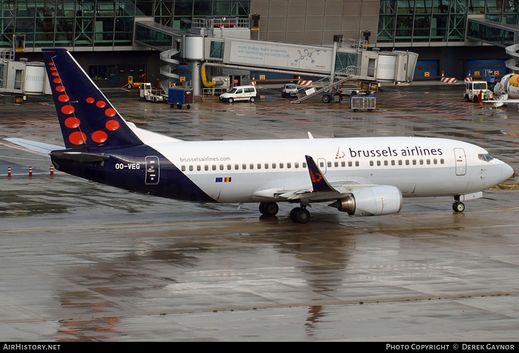 Aircraft Photo of OO-VEG | Boeing 737-36N | Brussels Airlines | AirHistory.net #392187