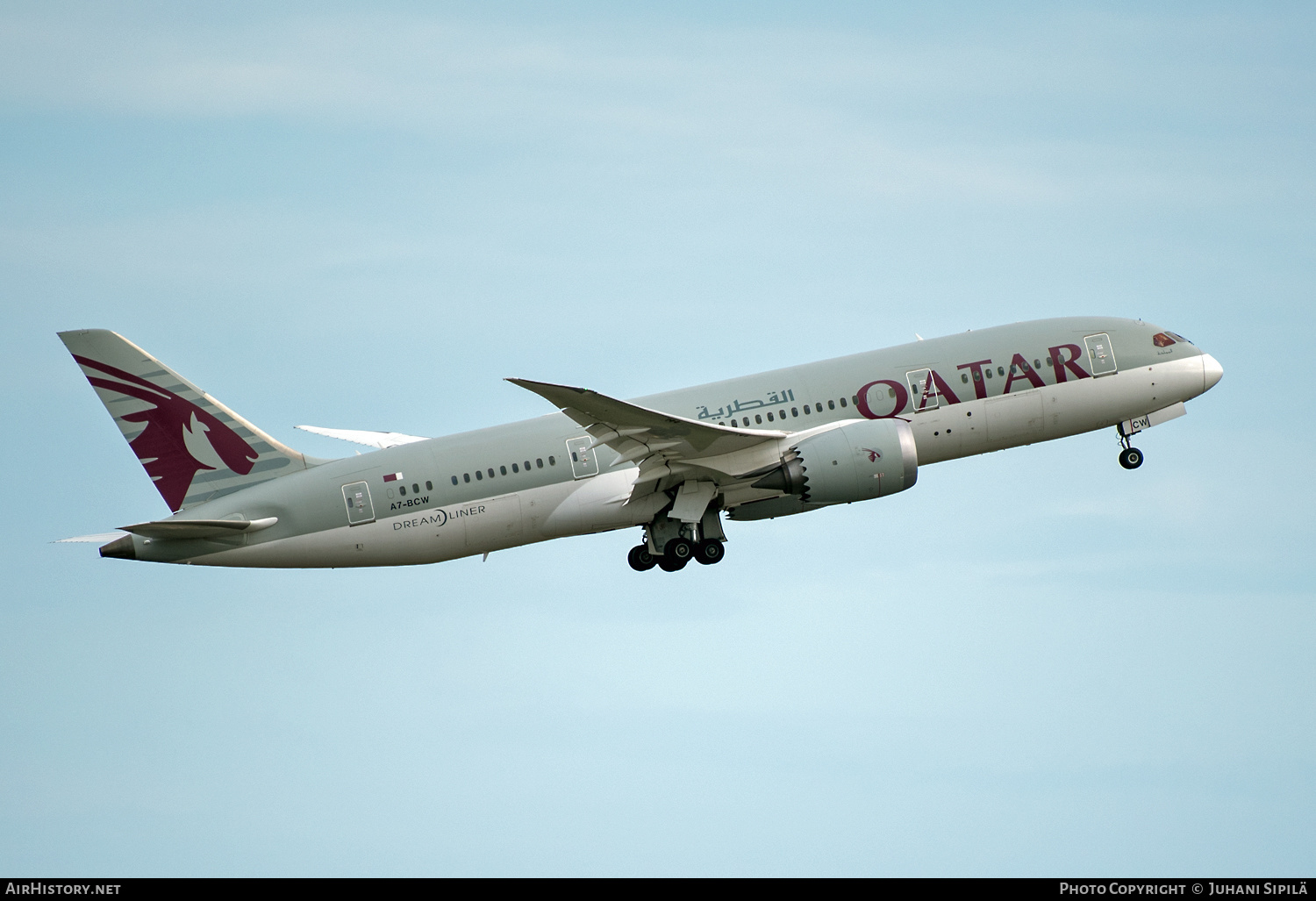 Aircraft Photo of A7-BCW | Boeing 787-8 Dreamliner | Qatar Airways | AirHistory.net #392218