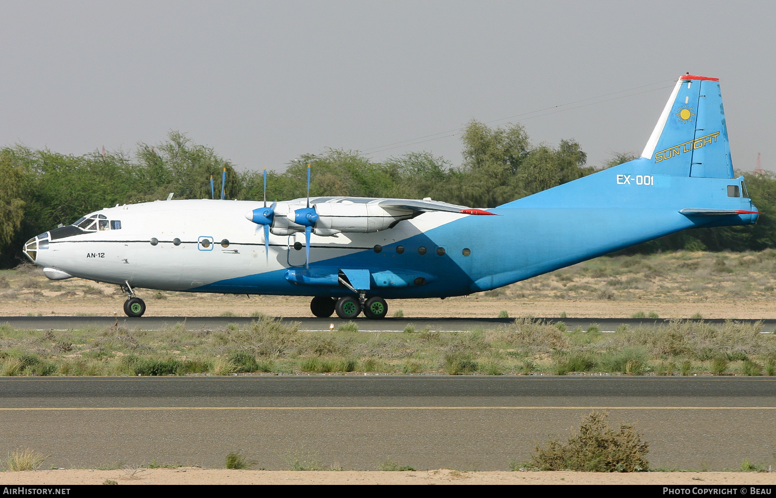 Aircraft Photo of EX-001 | Antonov An-12BP | Sunlight Air | AirHistory.net #392246