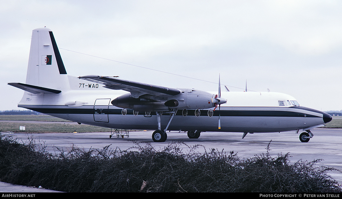 Aircraft Photo of 7T-WAO | Fokker F27-400M Troopship | Algeria - Air Force | AirHistory.net #392257