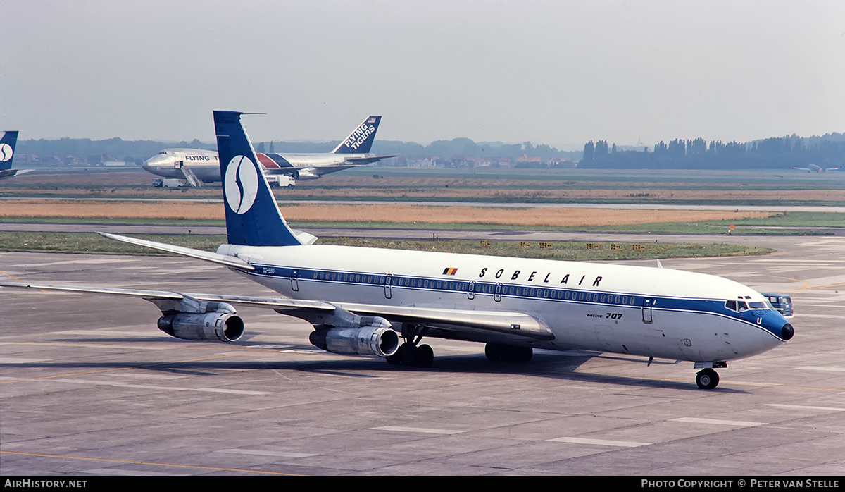 Aircraft Photo of OO-SBU | Boeing 707-373C | Sobelair | AirHistory.net #392258