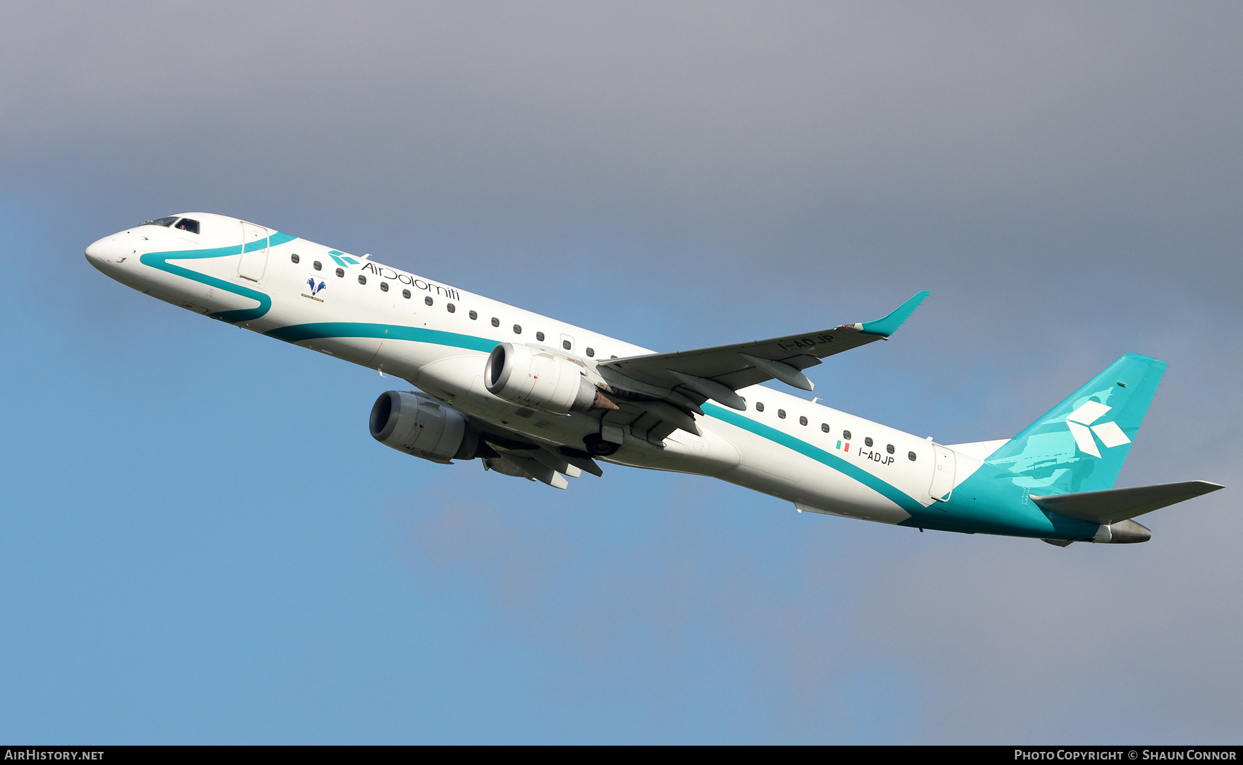 Aircraft Photo of I-ADJP | Embraer 195LR (ERJ-190-200LR) | Air Dolomiti | AirHistory.net #392265