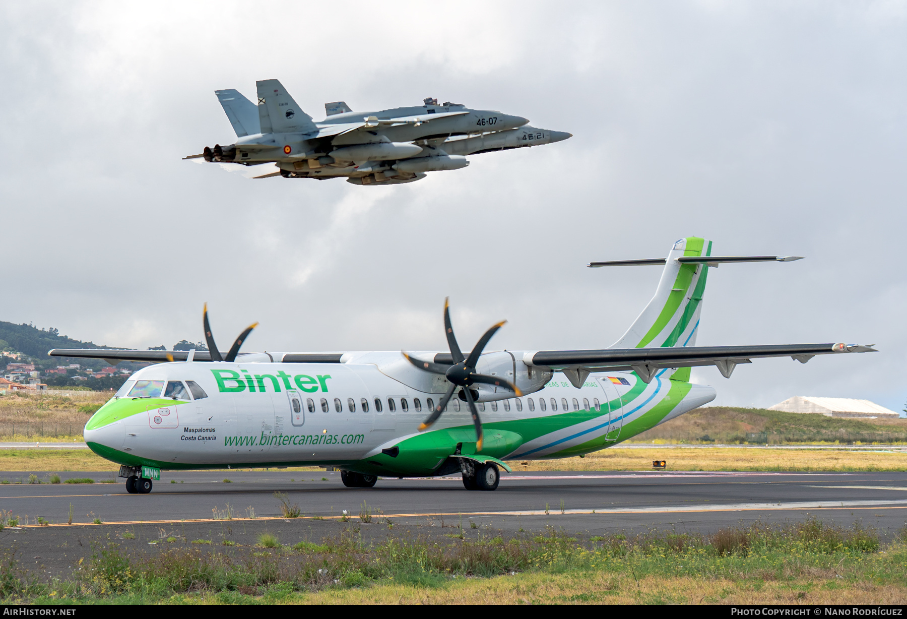 Aircraft Photo of EC-MNN | ATR ATR-72-600 (ATR-72-212A) | Binter Canarias | AirHistory.net #392276