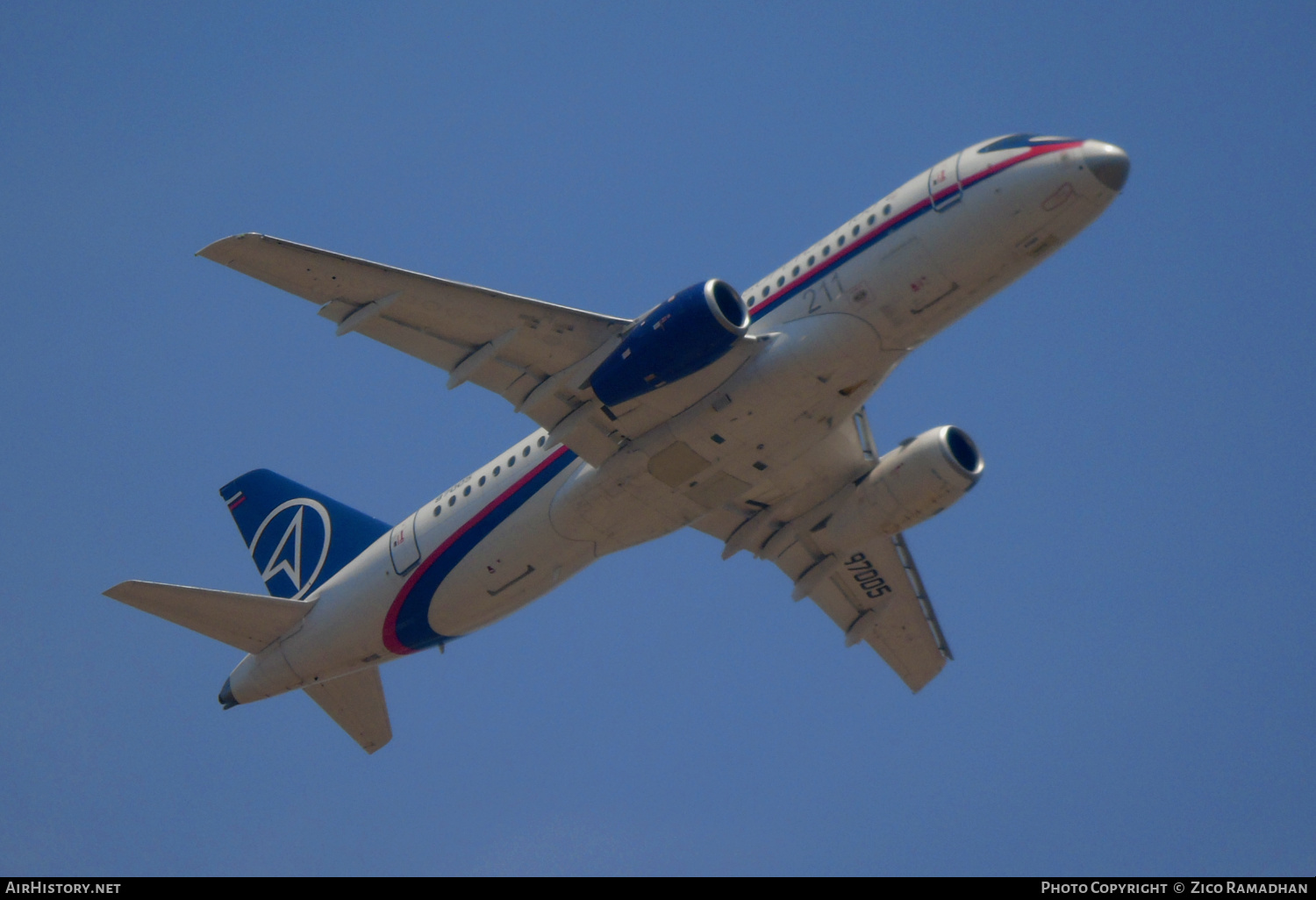 Aircraft Photo of 97005 | Sukhoi SSJ-100-95B Superjet 100 (RRJ-95B) | Sukhoi | AirHistory.net #392287