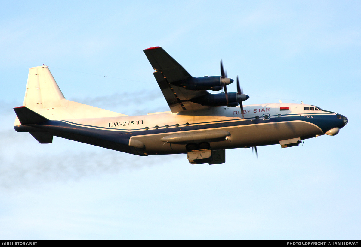 Aircraft Photo of EW-275TI | Antonov An-12BK | Ruby Star Airways | AirHistory.net #392289