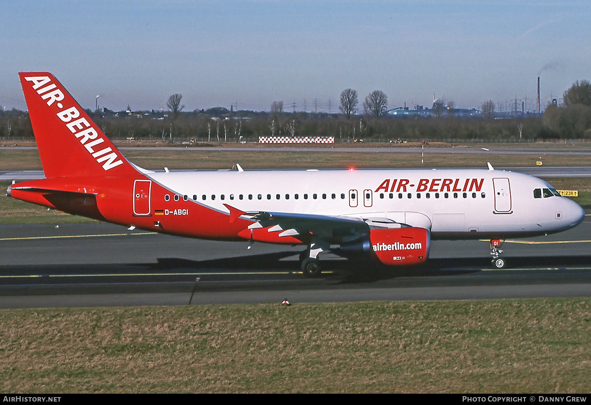 Aircraft Photo of D-ABGI | Airbus A319-112 | Air Berlin | AirHistory.net #392298