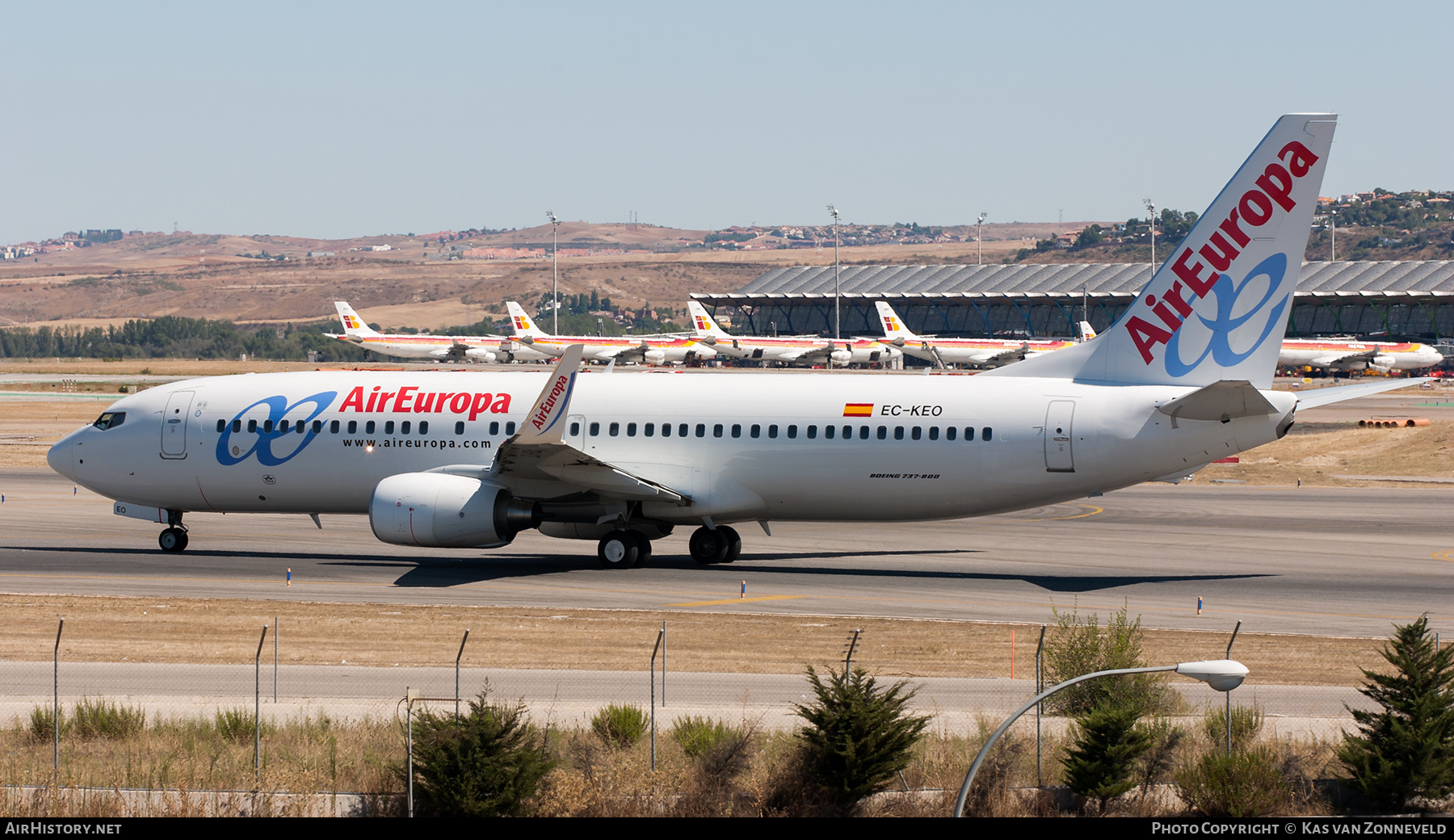Aircraft Photo of EC-KEO | Boeing 737-85P | Air Europa | AirHistory.net #392327