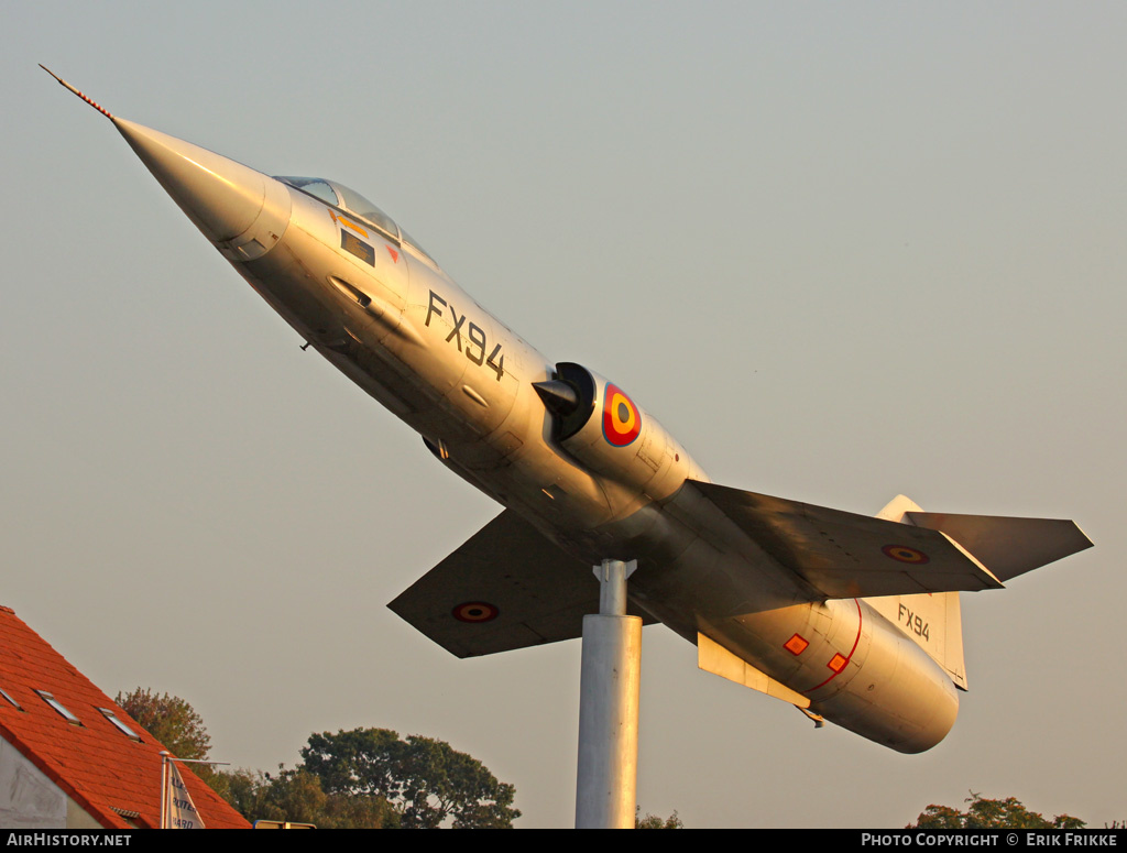 Aircraft Photo of FX-94 | Lockheed F-104G Starfighter | Belgium - Air Force | AirHistory.net #392349