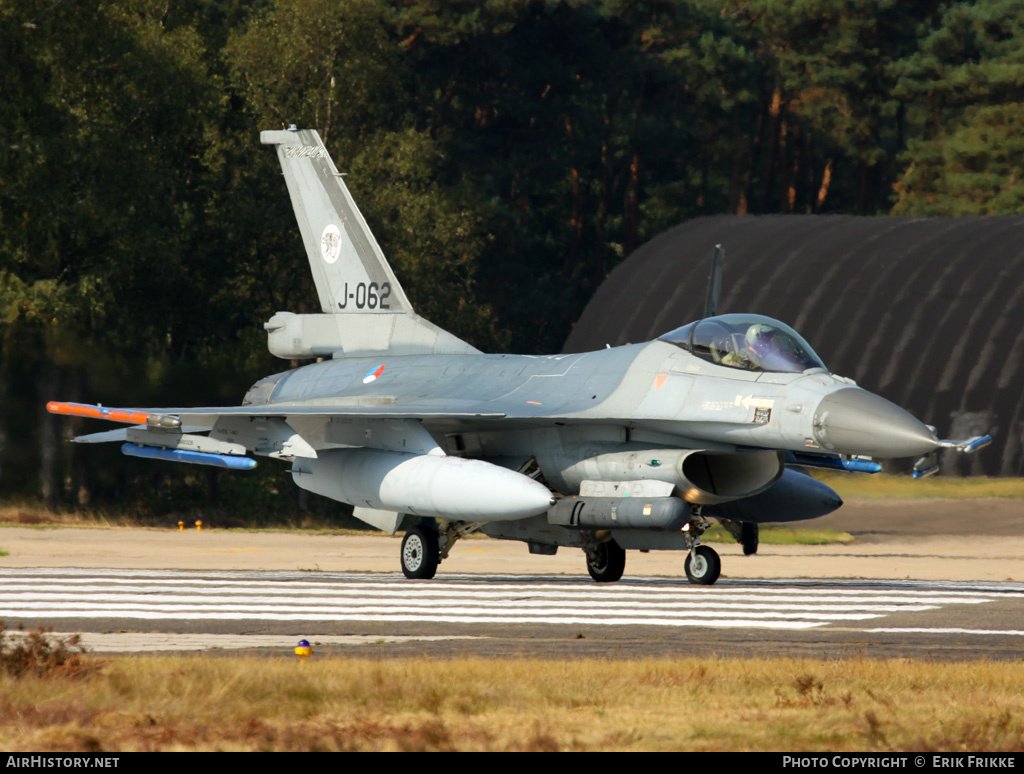 Aircraft Photo of J-062 | General Dynamics F-16AM Fighting Falcon | Netherlands - Air Force | AirHistory.net #392358