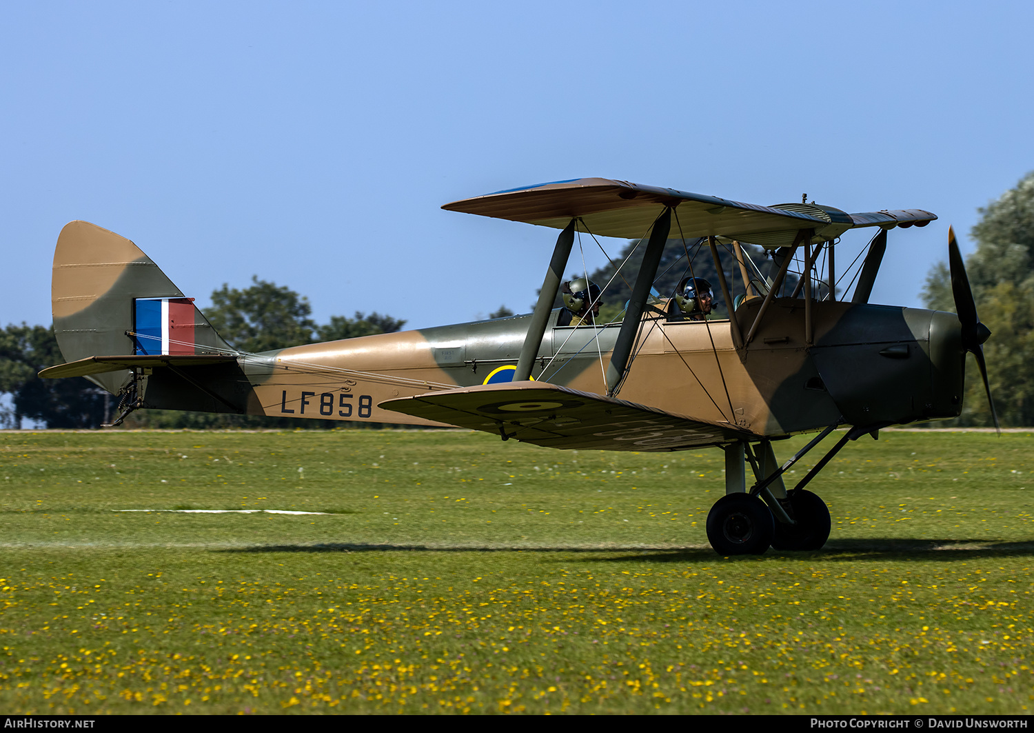 Aircraft Photo of G-BLUZ / LF858 | De Havilland D.H. 82B Queen Bee | UK - Air Force | AirHistory.net #392362