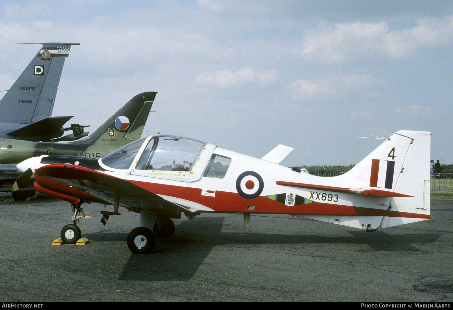 Aircraft Photo of XX693 | Scottish Aviation Bulldog 120/121 | UK - Air Force | AirHistory.net #392392