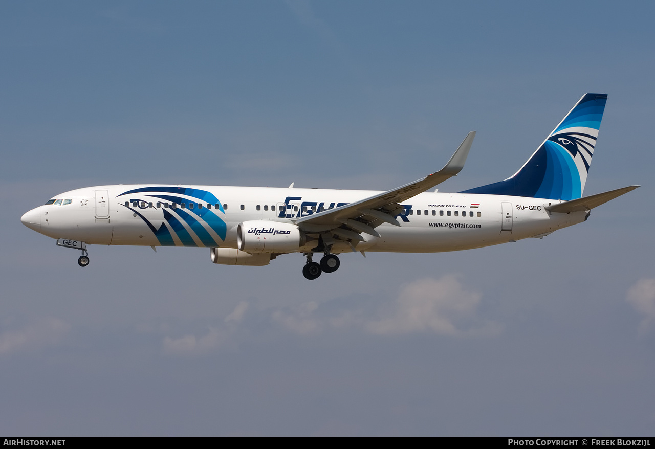 Aircraft Photo of SU-GEC | Boeing 737-866 | EgyptAir | AirHistory.net #392396