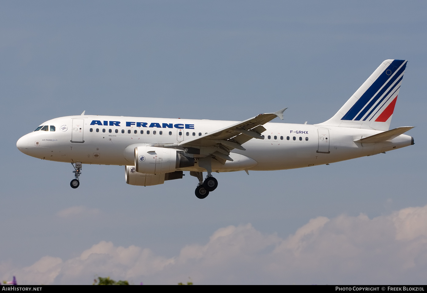 Aircraft Photo of F-GRHX | Airbus A319-111 | Air France | AirHistory.net #392397