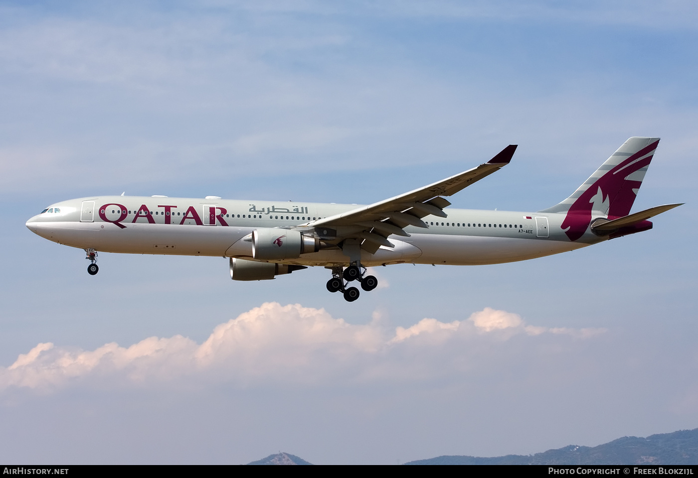 Aircraft Photo of A7-AEE | Airbus A330-302 | Qatar Airways | AirHistory.net #392400
