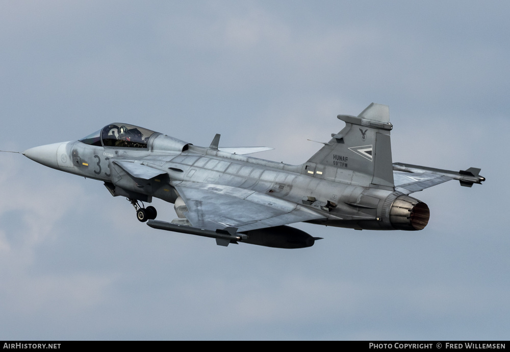Aircraft Photo of 33 | Saab JAS 39C Gripen | Hungary - Air Force | AirHistory.net #392416