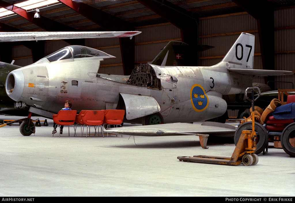 Aircraft Photo of 29487 | Saab J29F Tunnan | Sweden - Air Force | AirHistory.net #392459