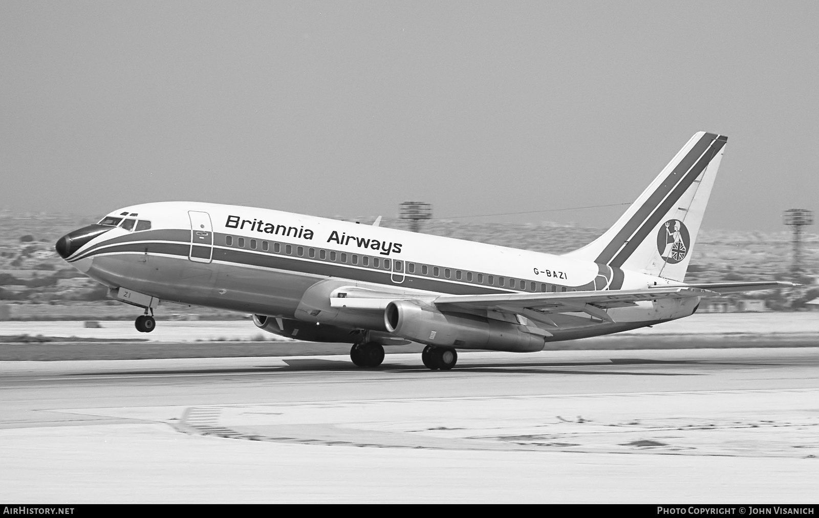 Aircraft Photo of G-BAZI | Boeing 737-204/Adv | Britannia Airways | AirHistory.net #392486