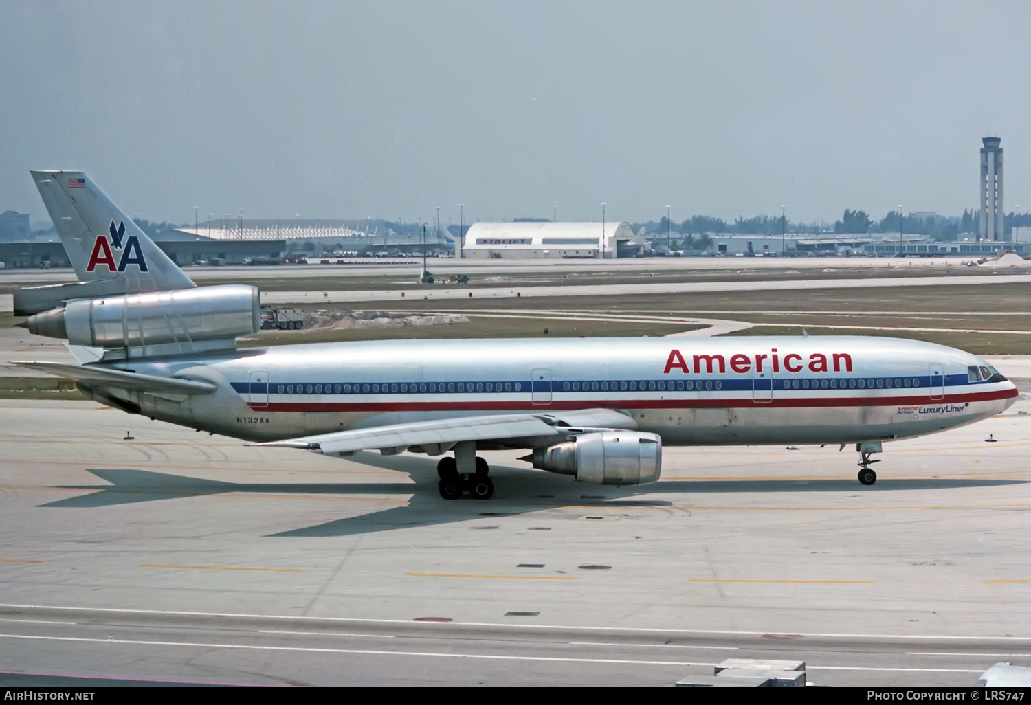 Aircraft Photo of N132AA | McDonnell Douglas DC-10-10 | American Airlines | AirHistory.net #392563