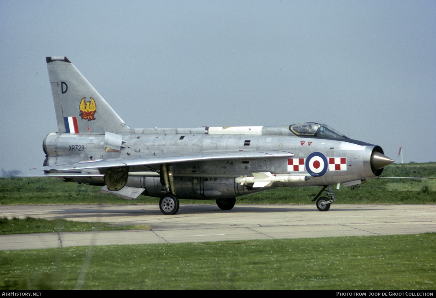 Aircraft Photo of XR728 | English Electric Lightning F6 | UK - Air Force | AirHistory.net #392564