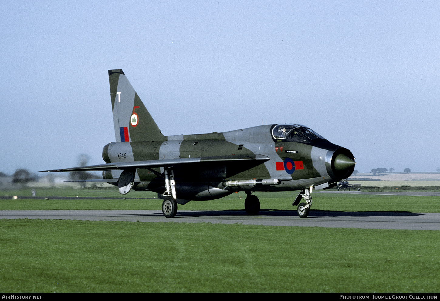 Aircraft Photo of XS419 | English Electric Lightning T5 | UK - Air Force | AirHistory.net #392567