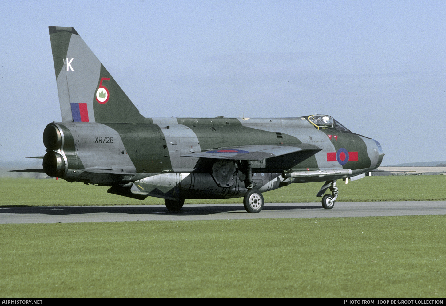 Aircraft Photo of XR726 | English Electric Lightning F6 | UK - Air Force | AirHistory.net #392568