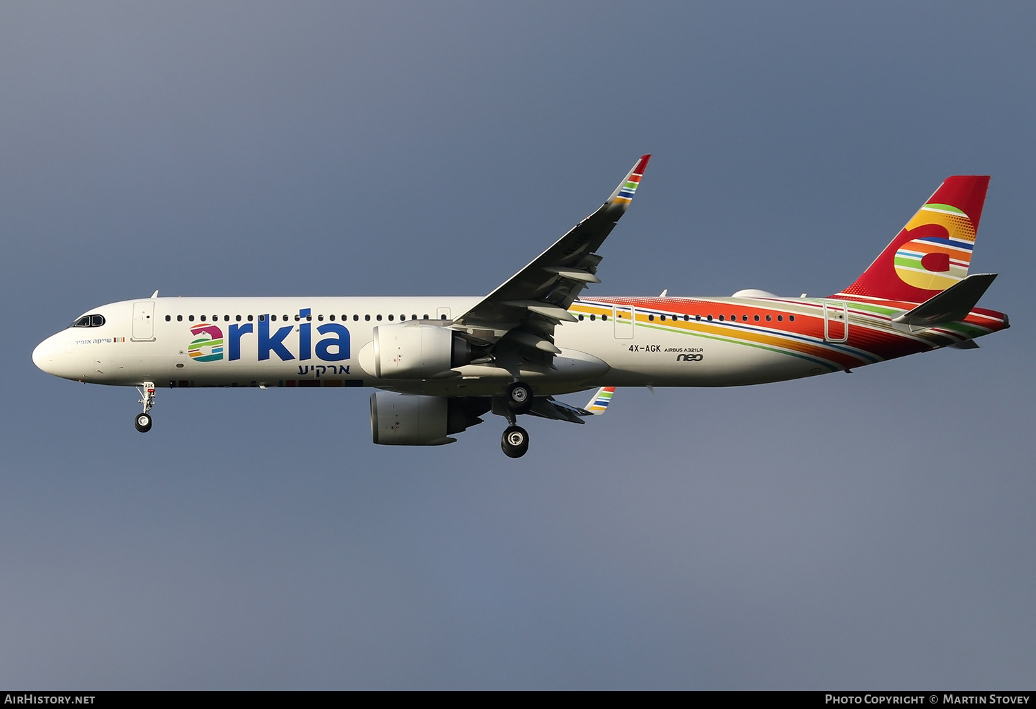 Aircraft Photo of 4X-AGK | Airbus A321-251NX | Arkia Israeli Airlines | AirHistory.net #392592