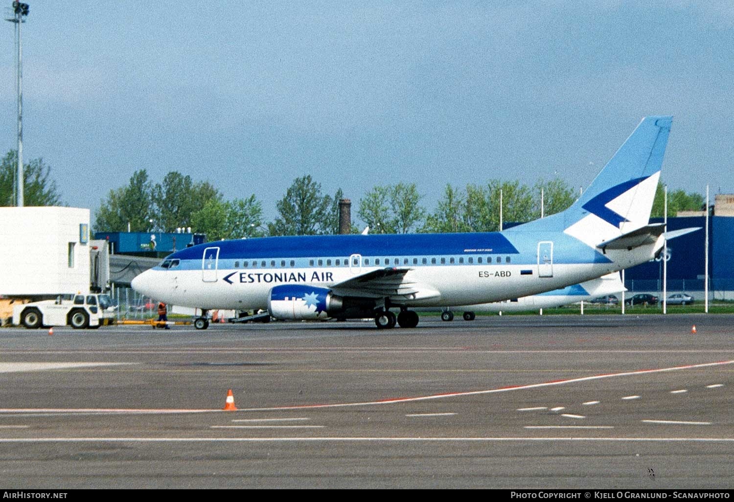 Aircraft Photo of ES-ABD | Boeing 737-5Q8 | Estonian Air | AirHistory.net #392618