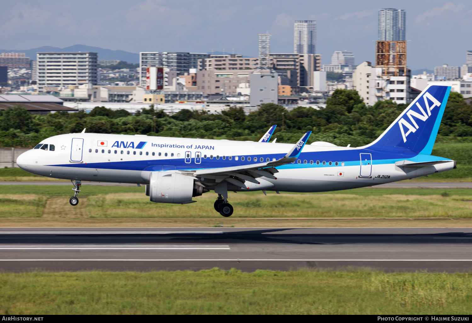 Aircraft Photo of JA212A | Airbus A320-271N | All Nippon Airways - ANA | AirHistory.net #392630