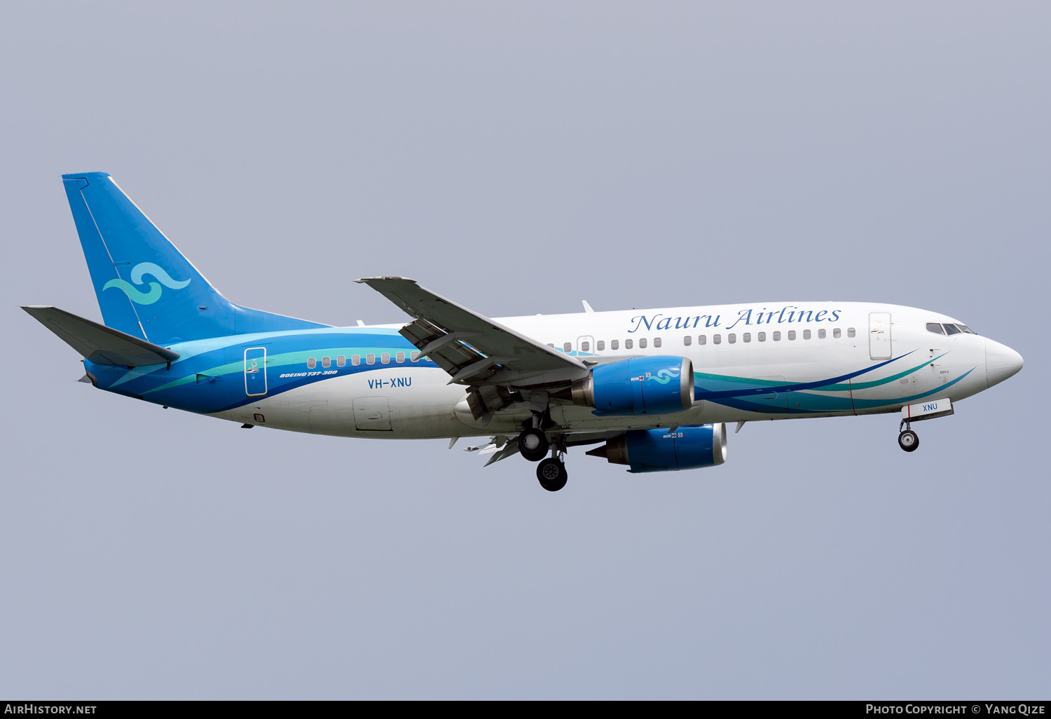 Aircraft Photo of VH-XNU | Boeing 737-319 | Nauru Airlines | AirHistory.net #392637