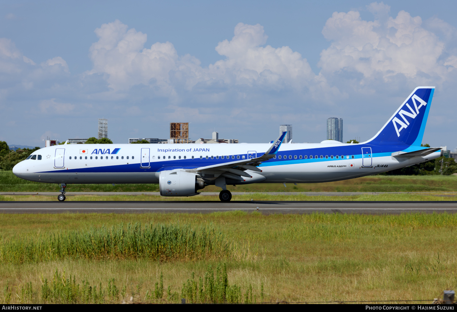 Aircraft Photo of JA144A | Airbus A321-272N | All Nippon Airways - ANA | AirHistory.net #392650