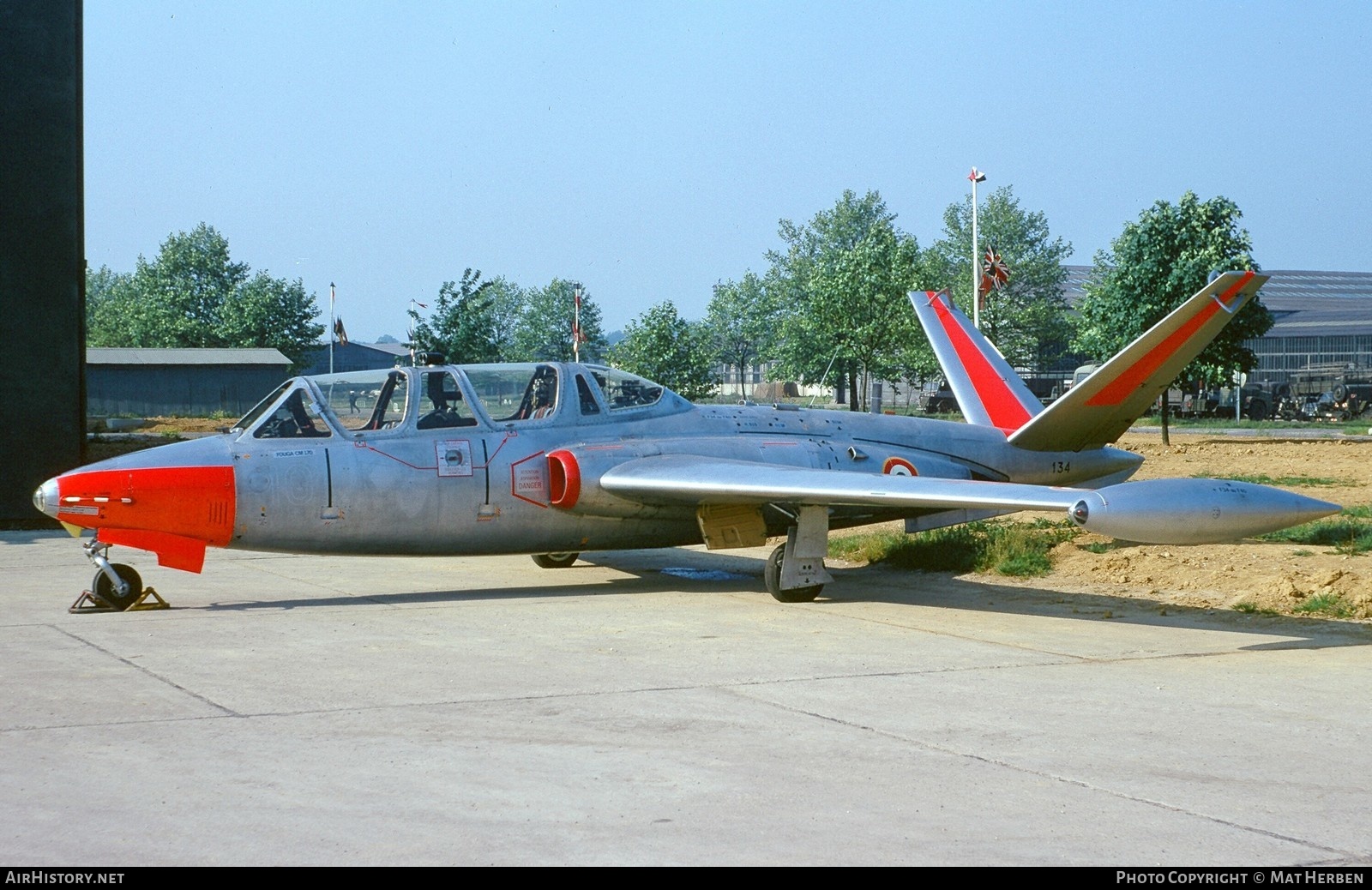 Aircraft Photo of 134 | Fouga CM-170 Magister | France - Air Force | AirHistory.net #392694