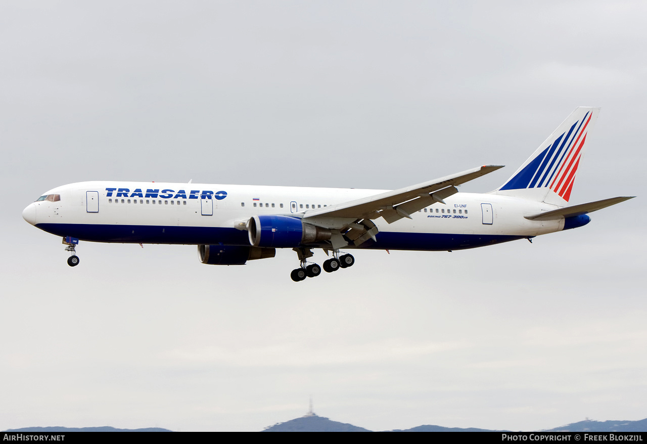 Aircraft Photo of EI-UNF | Boeing 767-3P6/ER | Transaero Airlines | AirHistory.net #392711