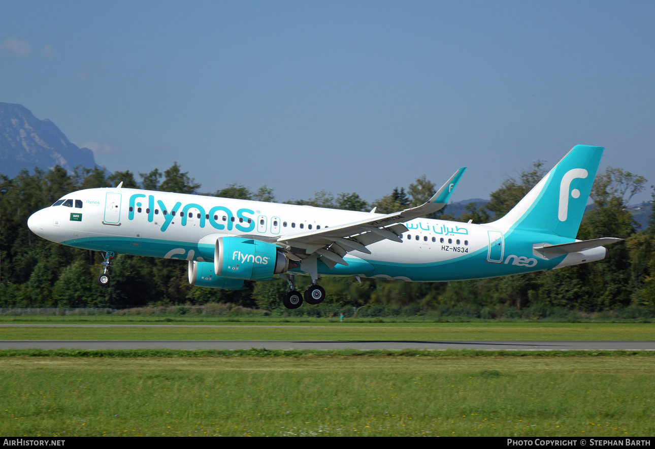 Aircraft Photo of HZ-NS34 | Airbus A320-251N | Flynas | AirHistory.net #392754