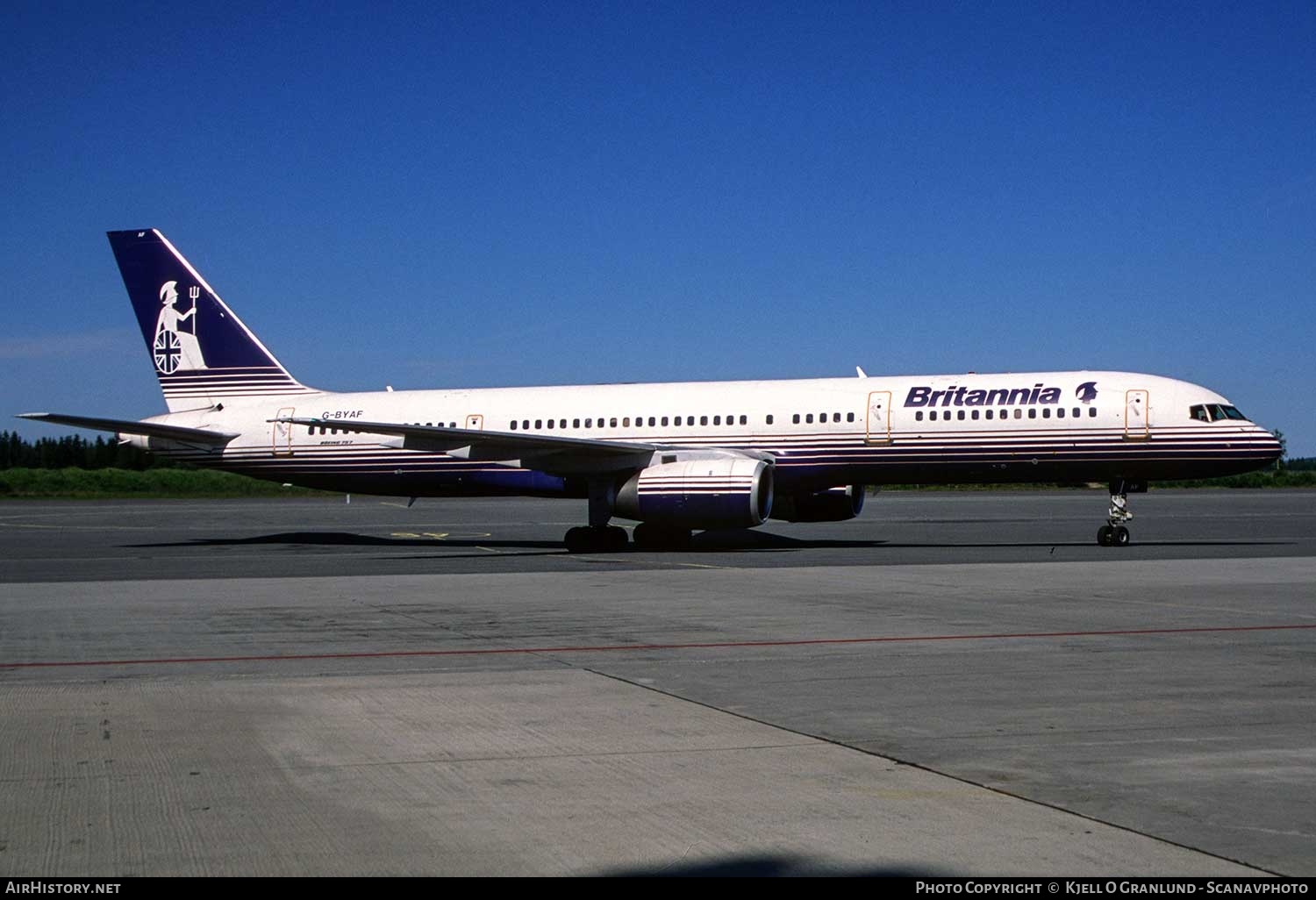 Aircraft Photo of G-BYAF | Boeing 757-204 | Britannia Airways | AirHistory.net #392774