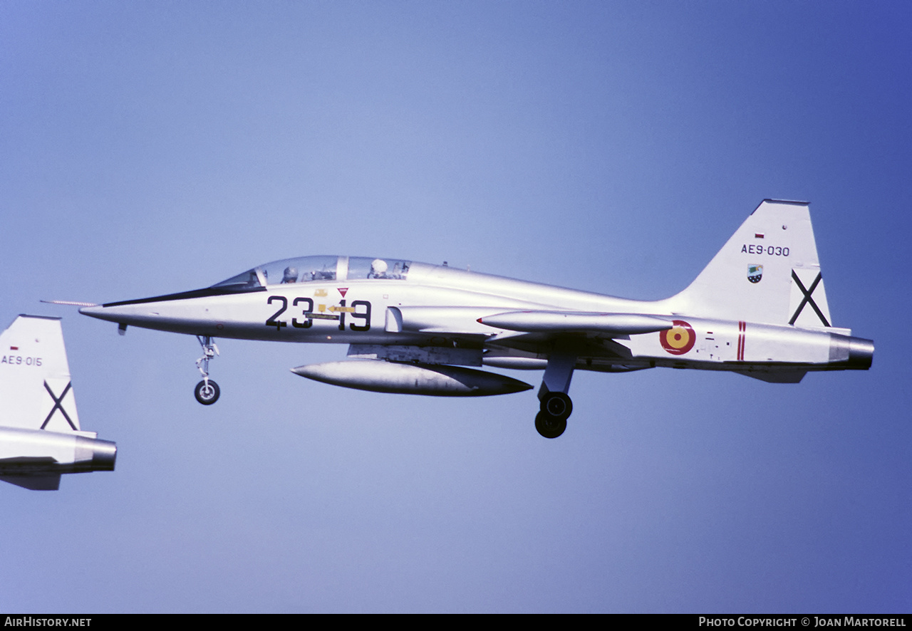 Aircraft Photo of AE.9-030 | Northrop SF-5B Freedom Fighter | Spain - Air Force | AirHistory.net #392784