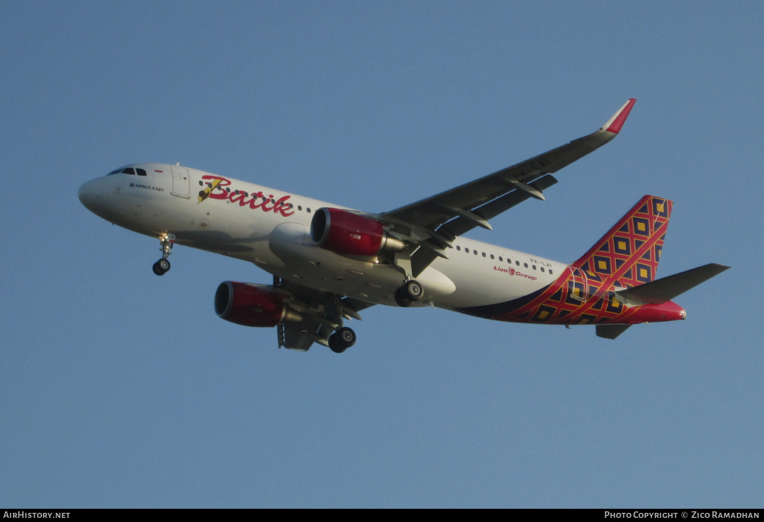 Aircraft Photo of PK-LAI | Airbus A320-214 | Batik Air | AirHistory.net #392834