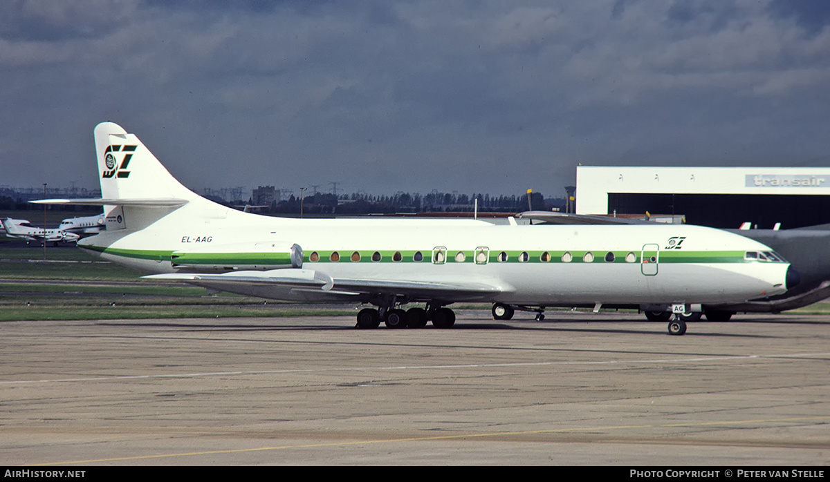 Aircraft Photo of EL-AAG | Sud SE-210 Caravelle III | Osama Siraj Zahran | AirHistory.net #392836