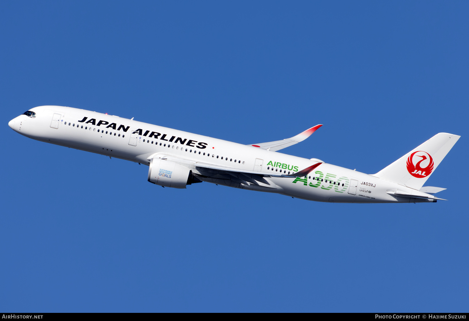 Aircraft Photo of JA03XJ | Airbus A350-941 | Japan Airlines - JAL | AirHistory.net #392874