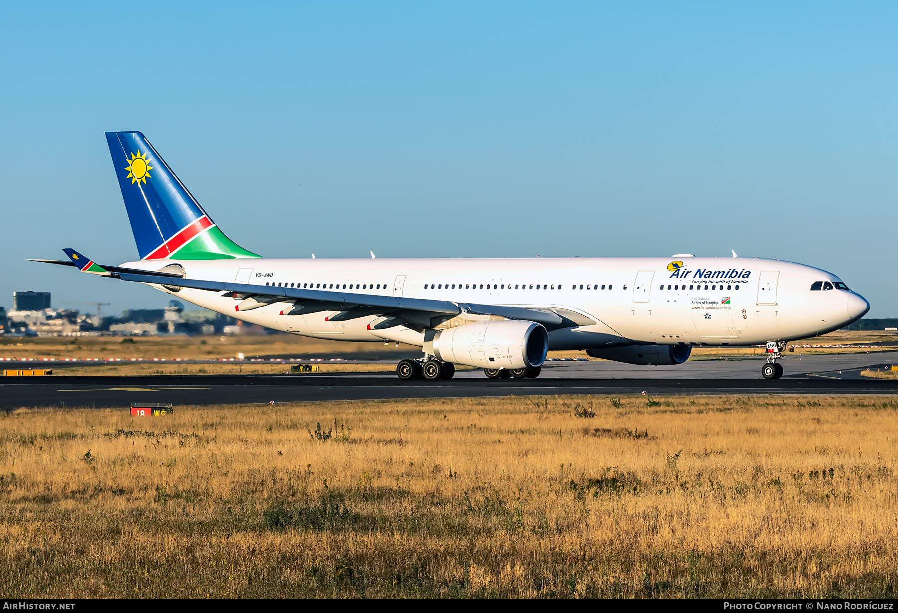 Aircraft Photo of V5-ANO | Airbus A330-243 | Air Namibia | AirHistory.net #392899