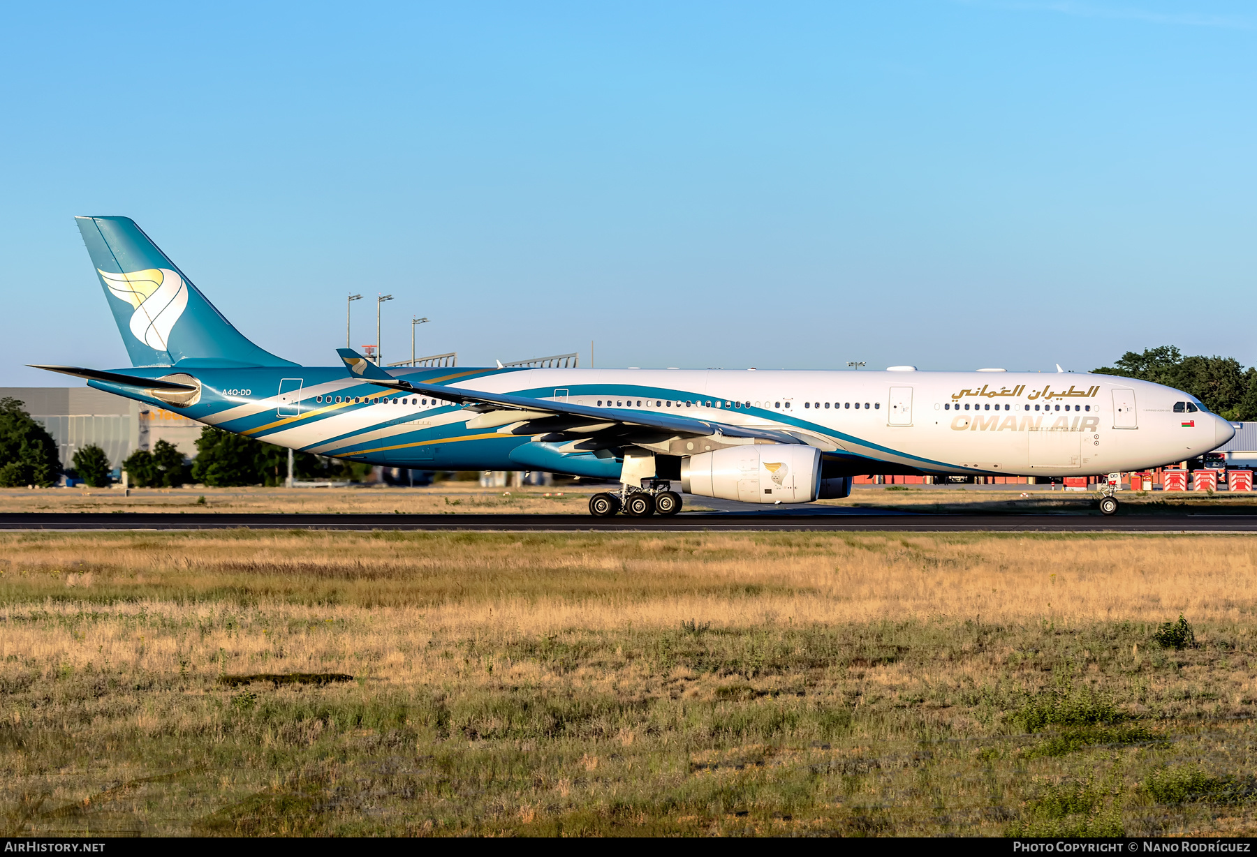 Aircraft Photo of A4O-DD | Airbus A330-343 | Oman Air | AirHistory.net #392904