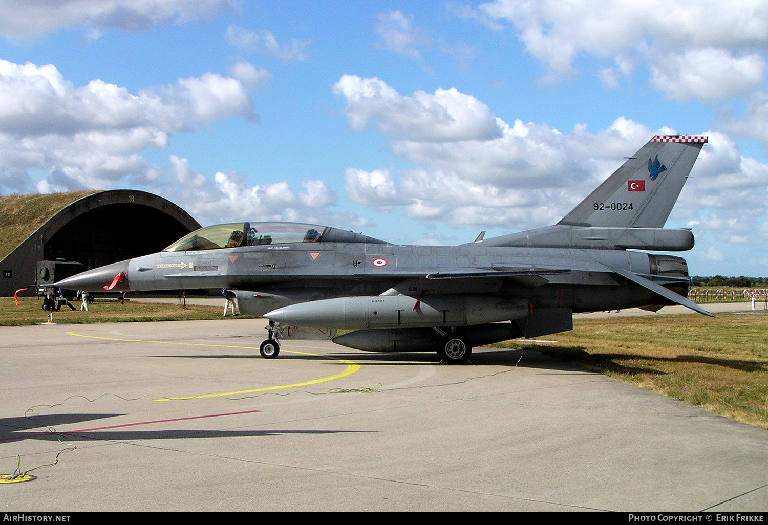Aircraft Photo of 92-0024 | Lockheed F-16DG Fighting Falcon | Turkey - Air Force | AirHistory.net #392909