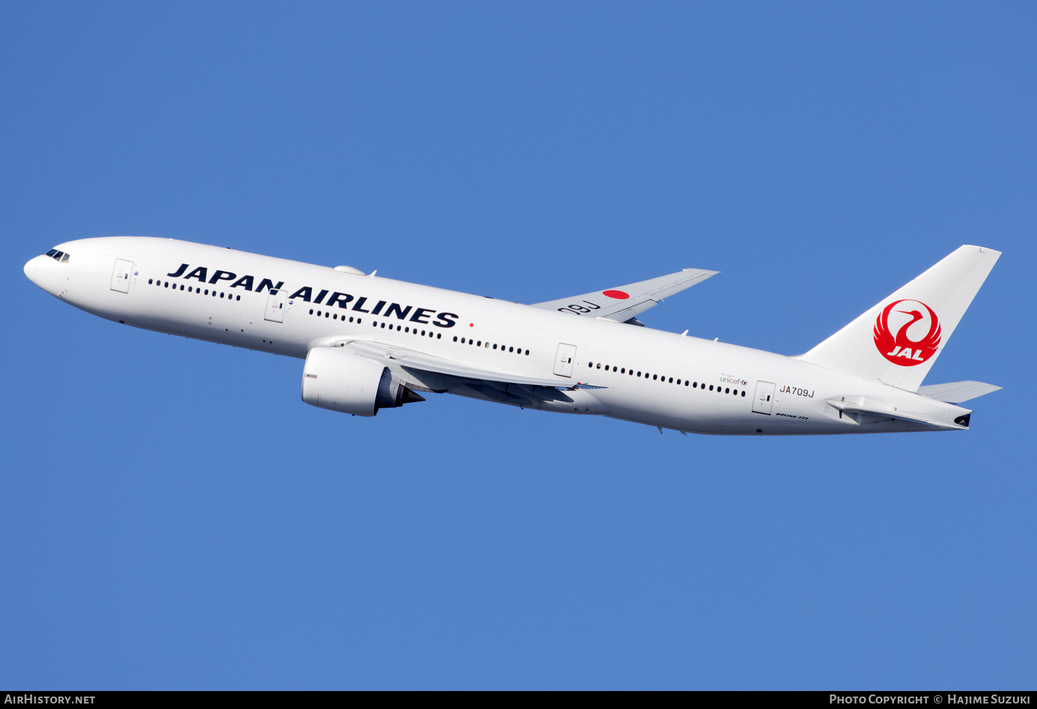 Aircraft Photo of JA709J | Boeing 777-246/ER | Japan Airlines - JAL | AirHistory.net #392911