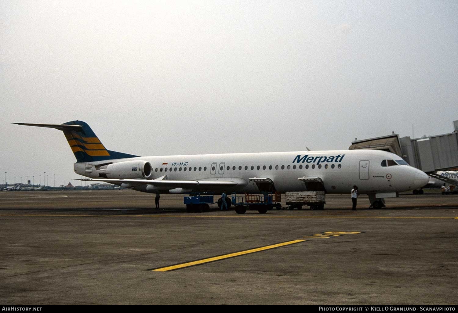 Aircraft Photo of PK-MJG | Fokker 100 (F28-0100) | Merpati Nusantara Airlines | AirHistory.net #392959