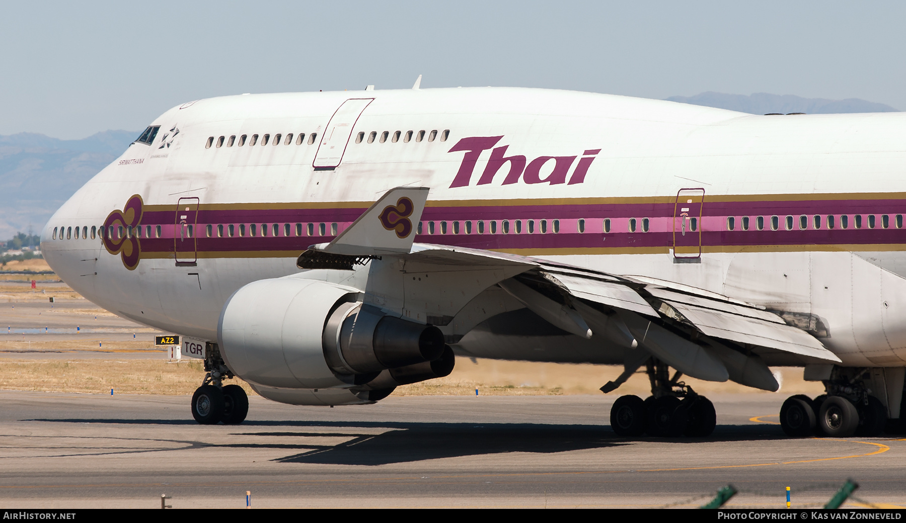 Aircraft Photo of HS-TGR | Boeing 747-4D7 | Thai Airways International | AirHistory.net #392989