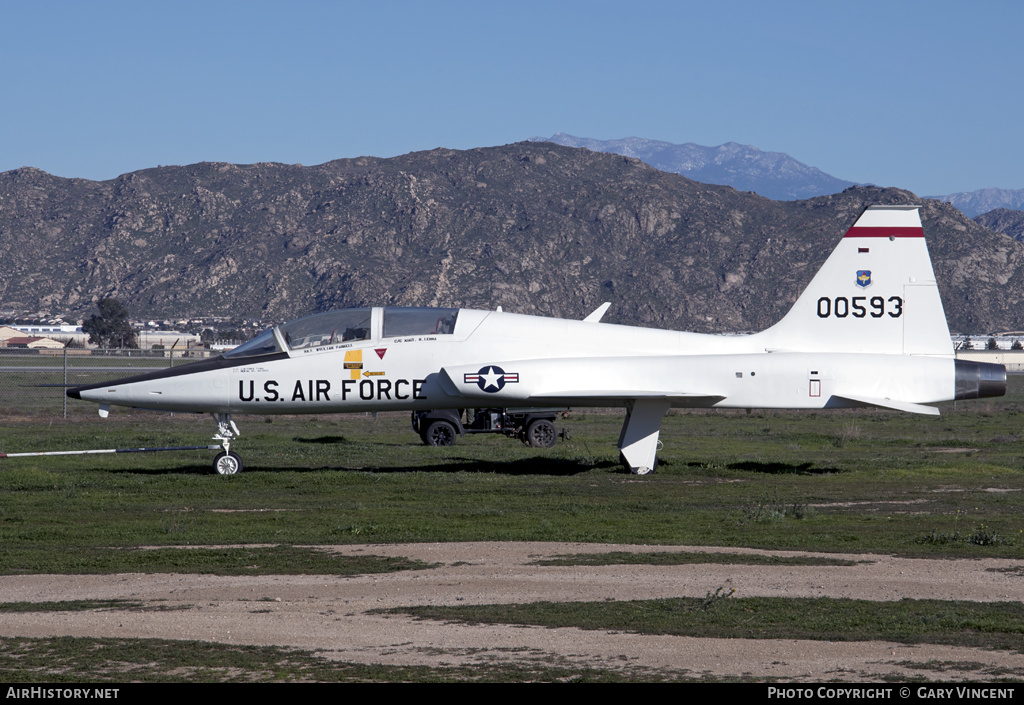 Aircraft Photo of 60-0593 / 00593 | Northrop T-38A Talon | USA - Air Force | AirHistory.net #393027
