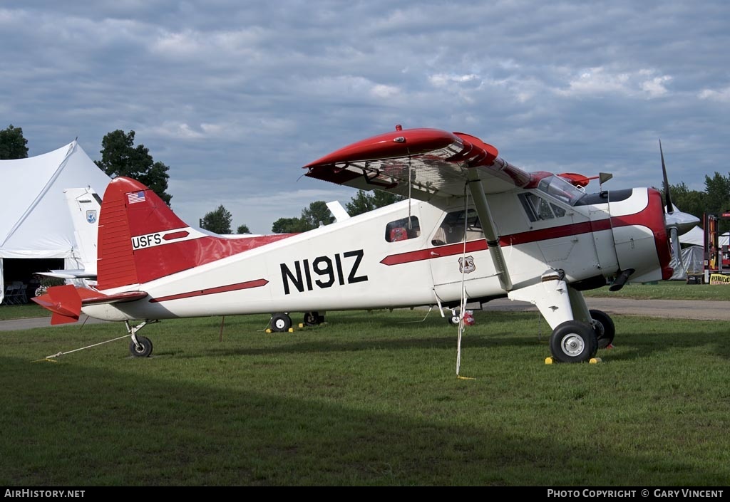 Aircraft Photo of N191Z | De Havilland Canada DHC-2 Beaver Mk1 | US Forest Service - USFS | AirHistory.net #393034